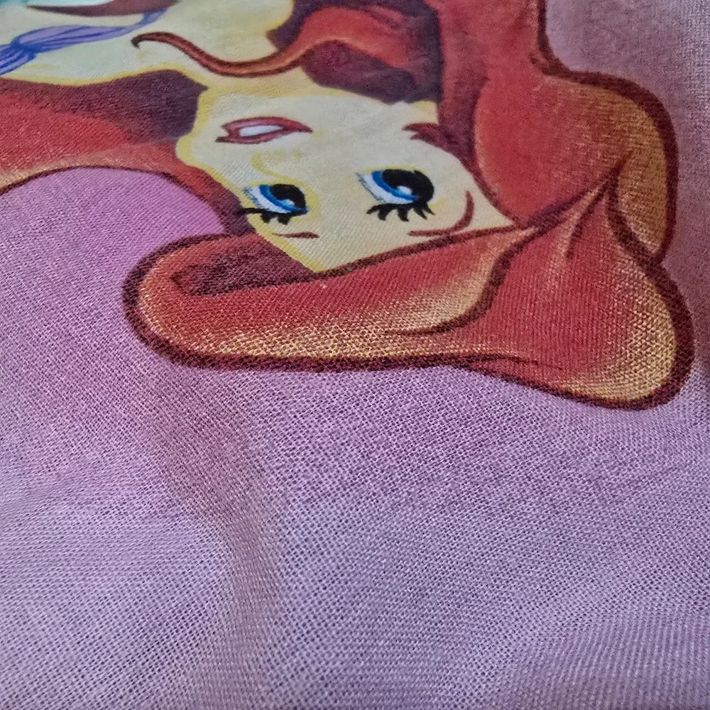 Vintage 2 Full‎ Sets Disney The Little Mermaid Ariel Twin fitted flat pillowcase